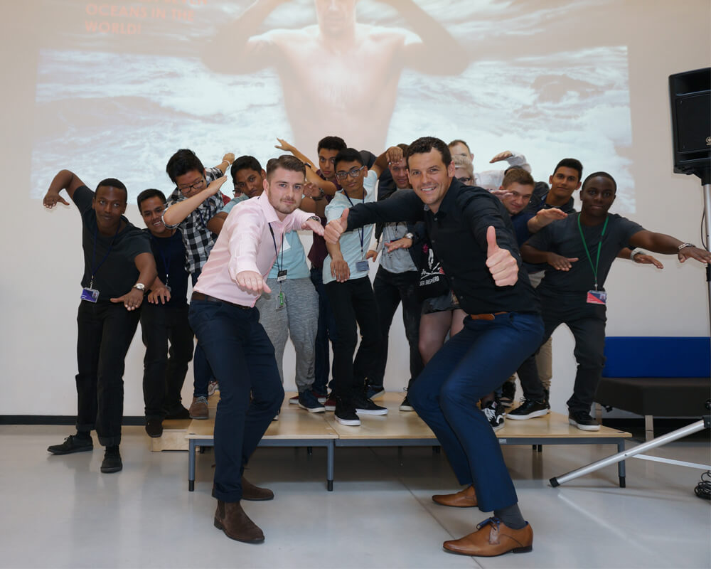 Adam Walker Visits DLD College London