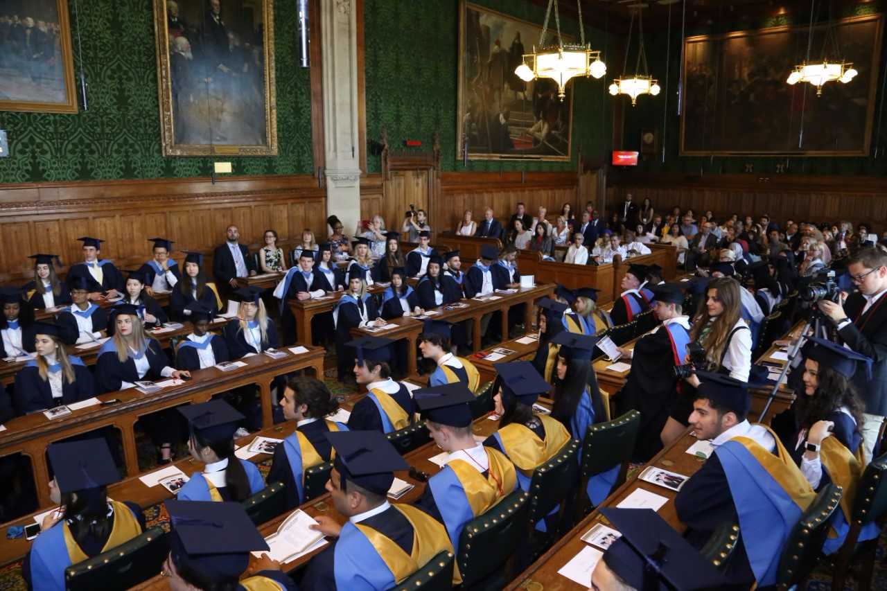Graduation Ceremony Westminster Palace Students