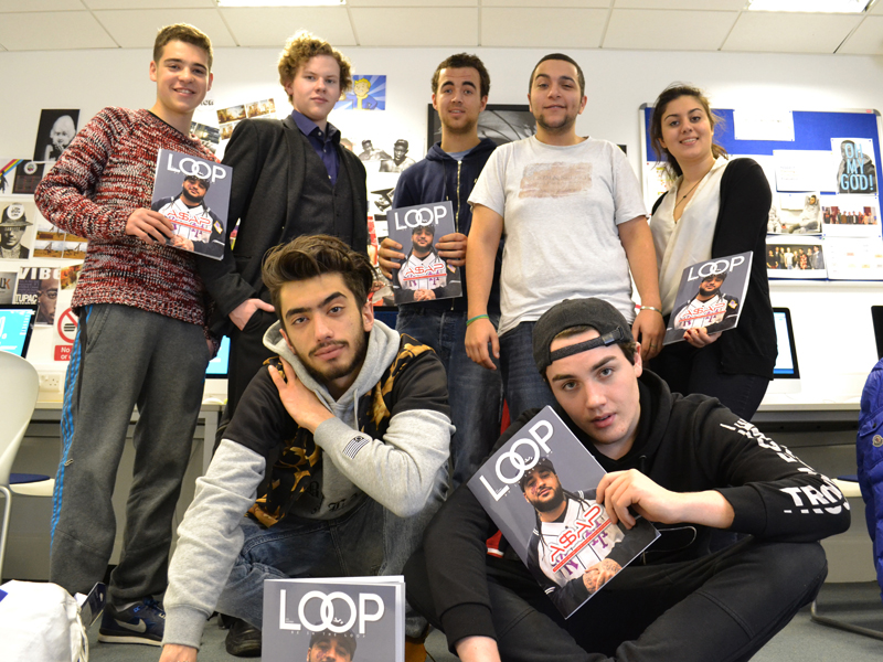 DLD College London BTEC Media Students produce Loop Magazine