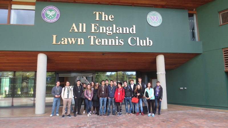 Business Studies students from DLD College London visited the All England Tennis Club in Wimbledon