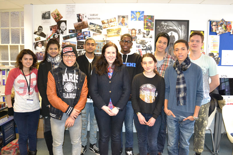 Empire Magazine visit DLD BTEC Media students