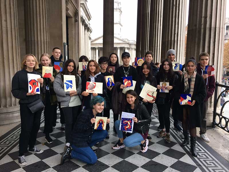 DLD College London A-Level Art Students Visit National Gallery