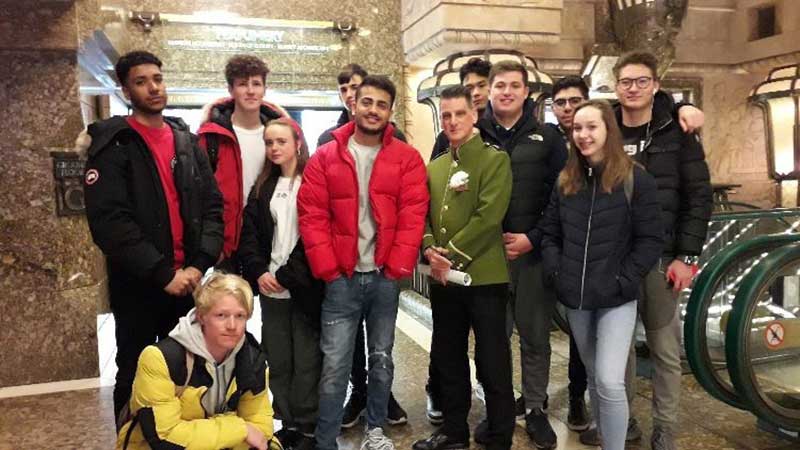 DLD College London BTEC Students Visit Harrods