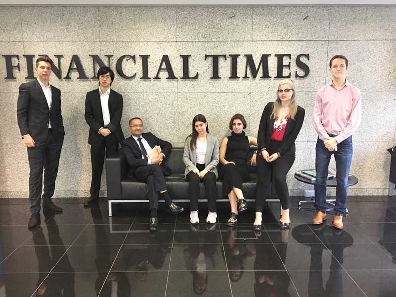 DLD College London Alpha Scholars Visit Financial Times