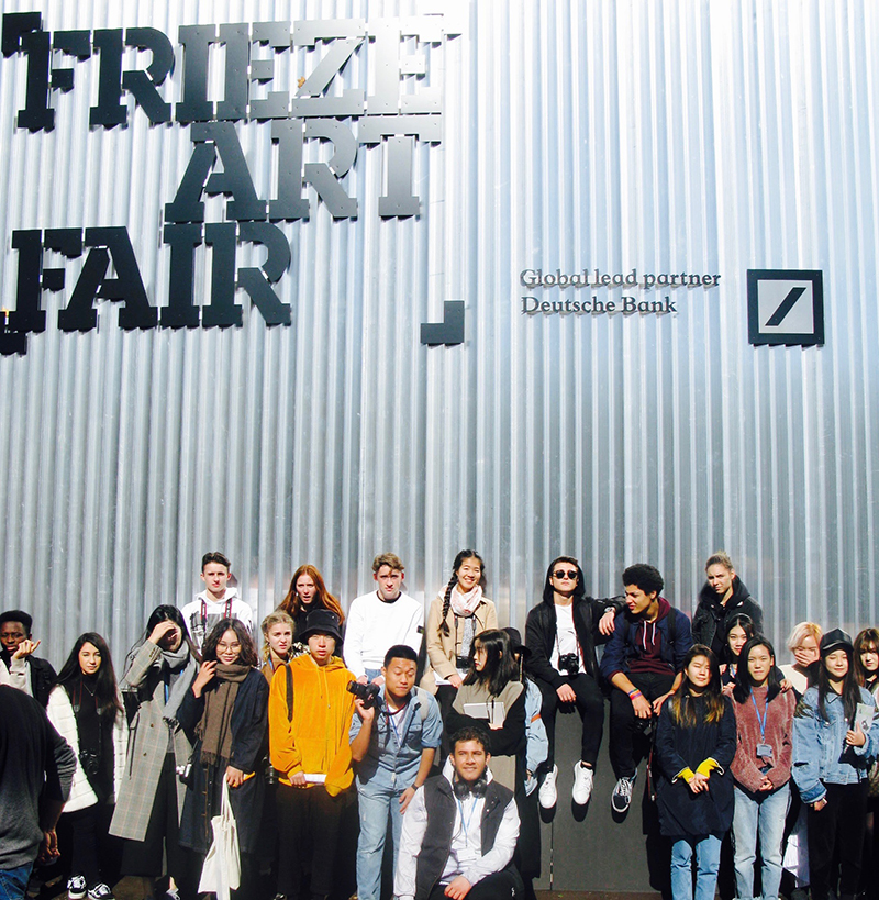 DLD College London Visit Frieze Art Fair