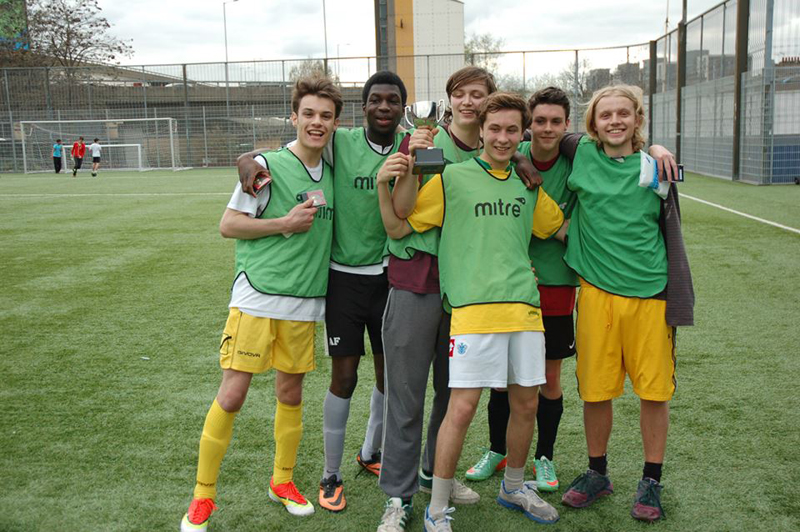 DLD A Level Students at the DLD Charity Football Cup