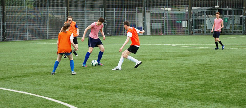 DLD A Level Students at the Charity Football Tournament