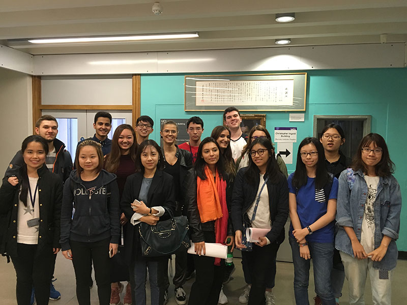 DLD College London students visit UCL