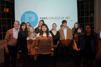 A Level Art students at The Paris College of Art