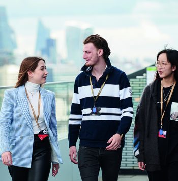 DLD College London Students With The City Of London In The Background