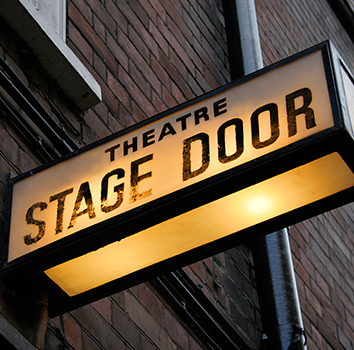 Theatre Stage Door Sign