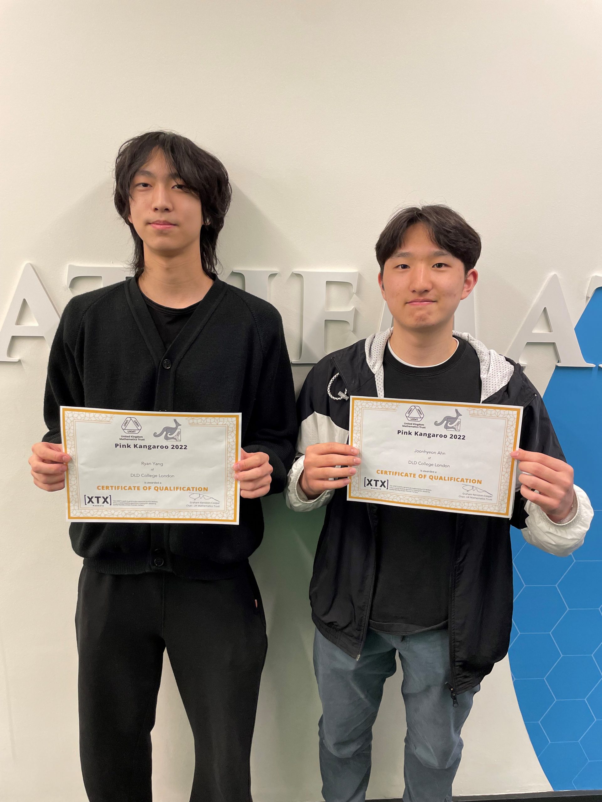 DLD Success in UK Intermediate Maths Challenge Kangaroo Results DLD