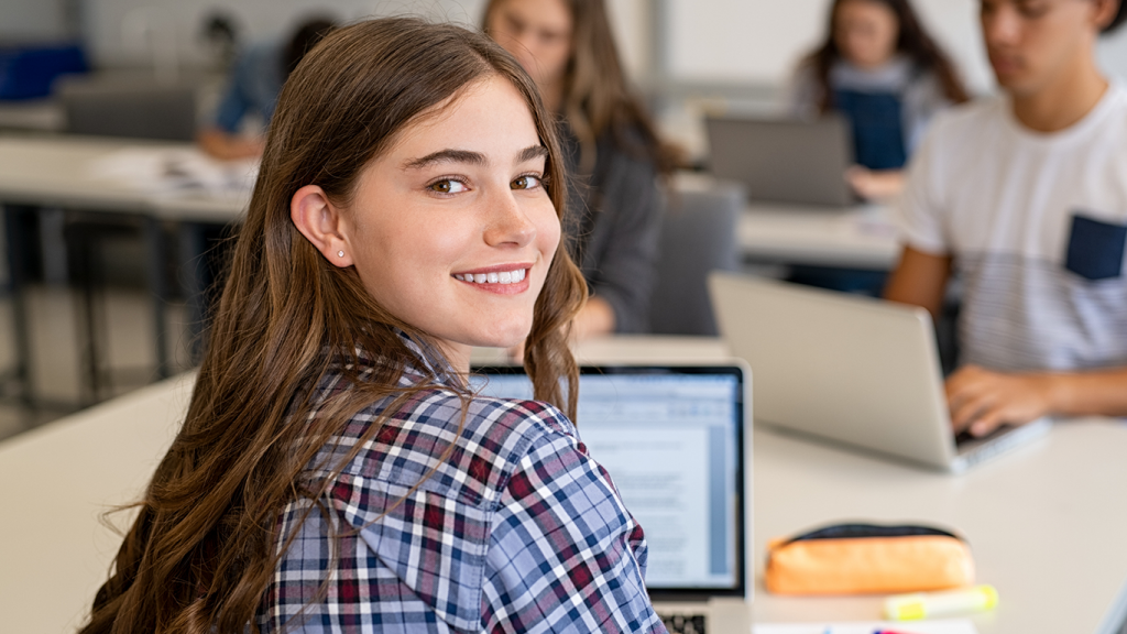 Female Student In Class