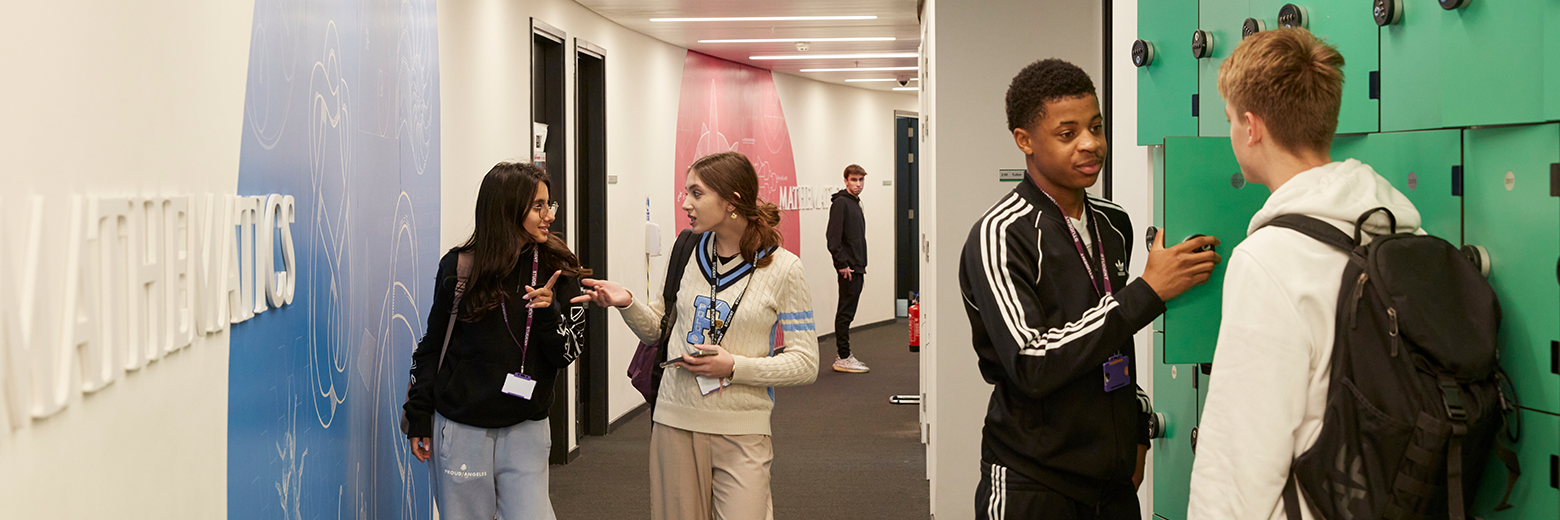 Students In DLD College Hallway
