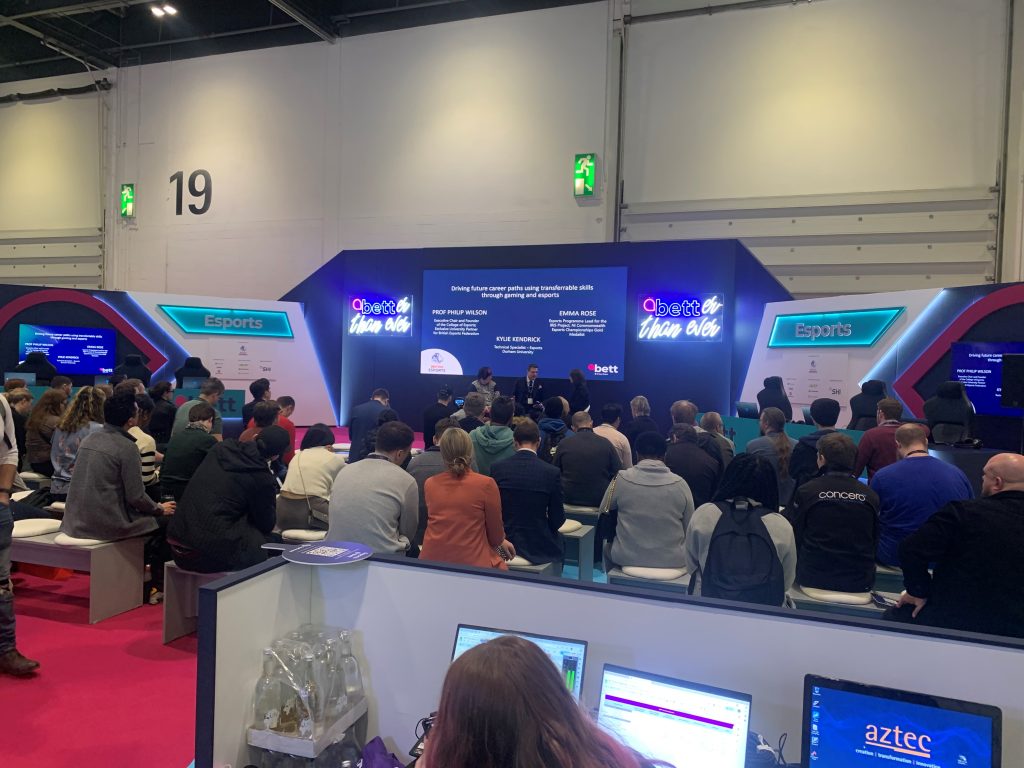 DLD Esports Lead speaks at BETT Show 2023 | DLD College London