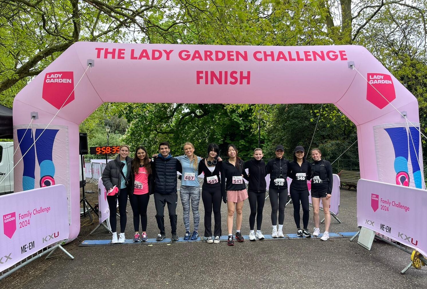 Lady Garden Foundation Charity Run DLD College London